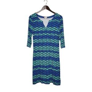 HATLEY School of Fish Printed Sheath Dress  S/P